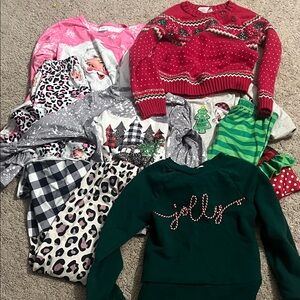 Festive Holiday Collection girls size 4/5T